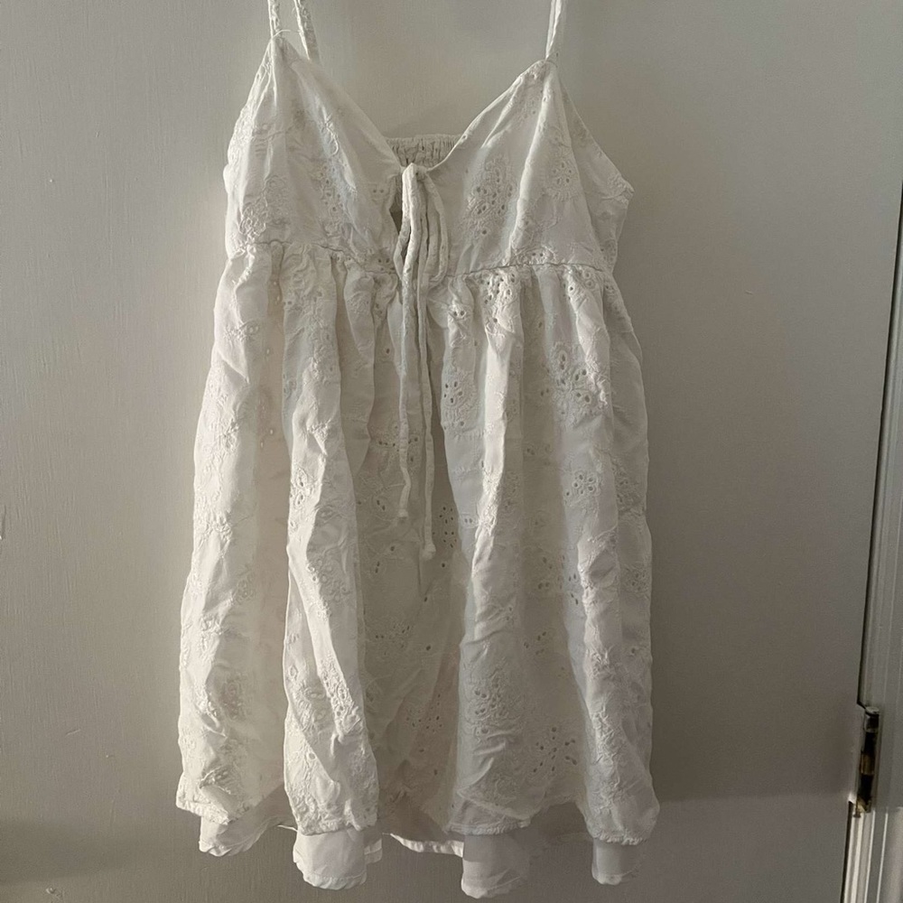 white dress